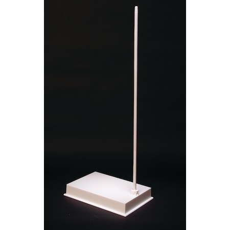 United Scientific Support Stand W/Rod, Plastic, 6" X 9" Ba 54101